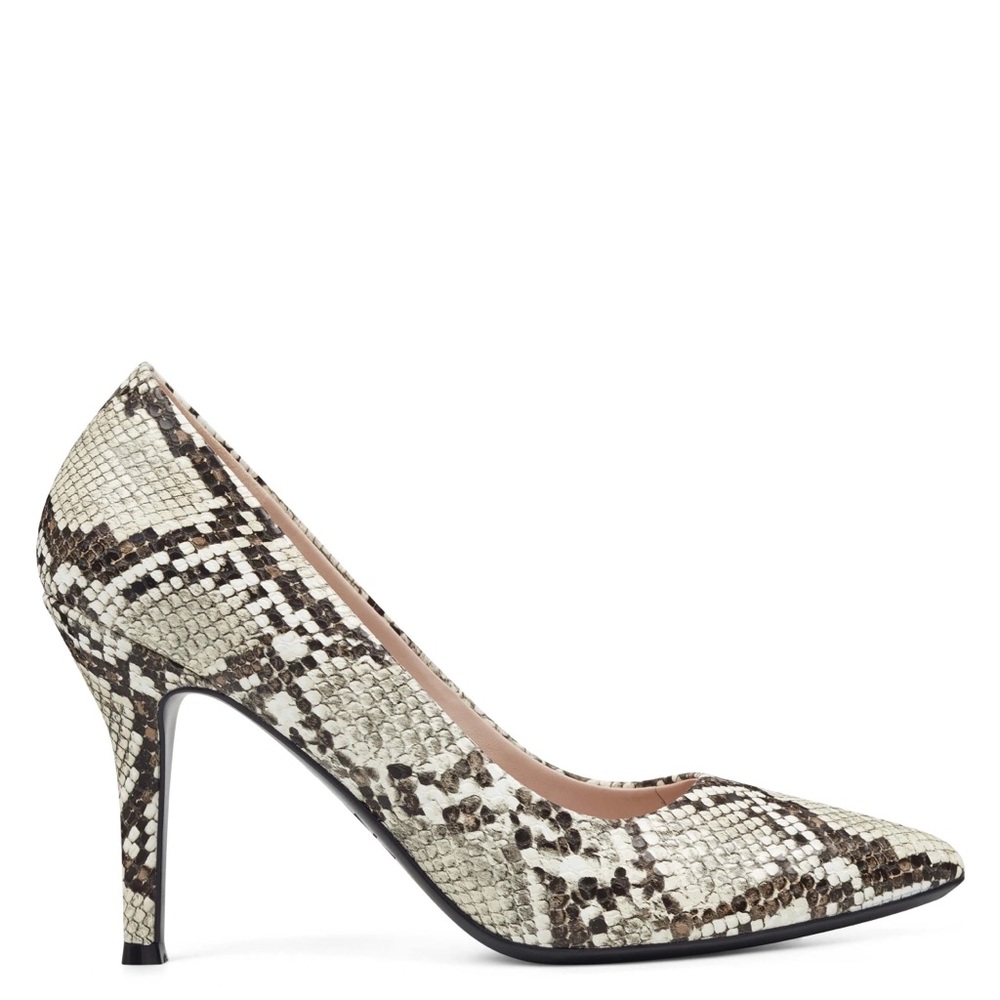 snakeskin heels